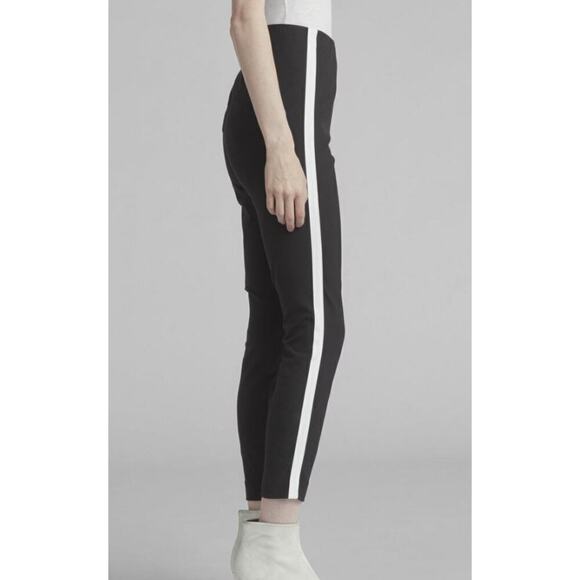 rag & bone Pants - rag & bone Ankle Simone 4-way Strech Ankle Pants with White Stripe - Size 6